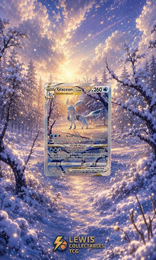 Pokemon Glaceon VSTAR GG40/GG70 Crown Zenith Galarian Gallery Ultra Rare NM