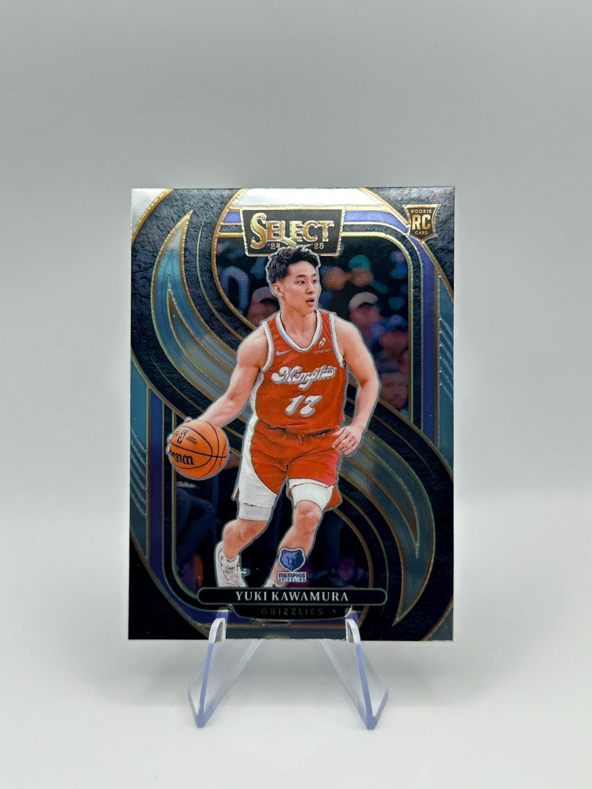 2024-25 Select Premier Level #168 Memphis Grizzlies Yuki Kawamura RC NBA Card