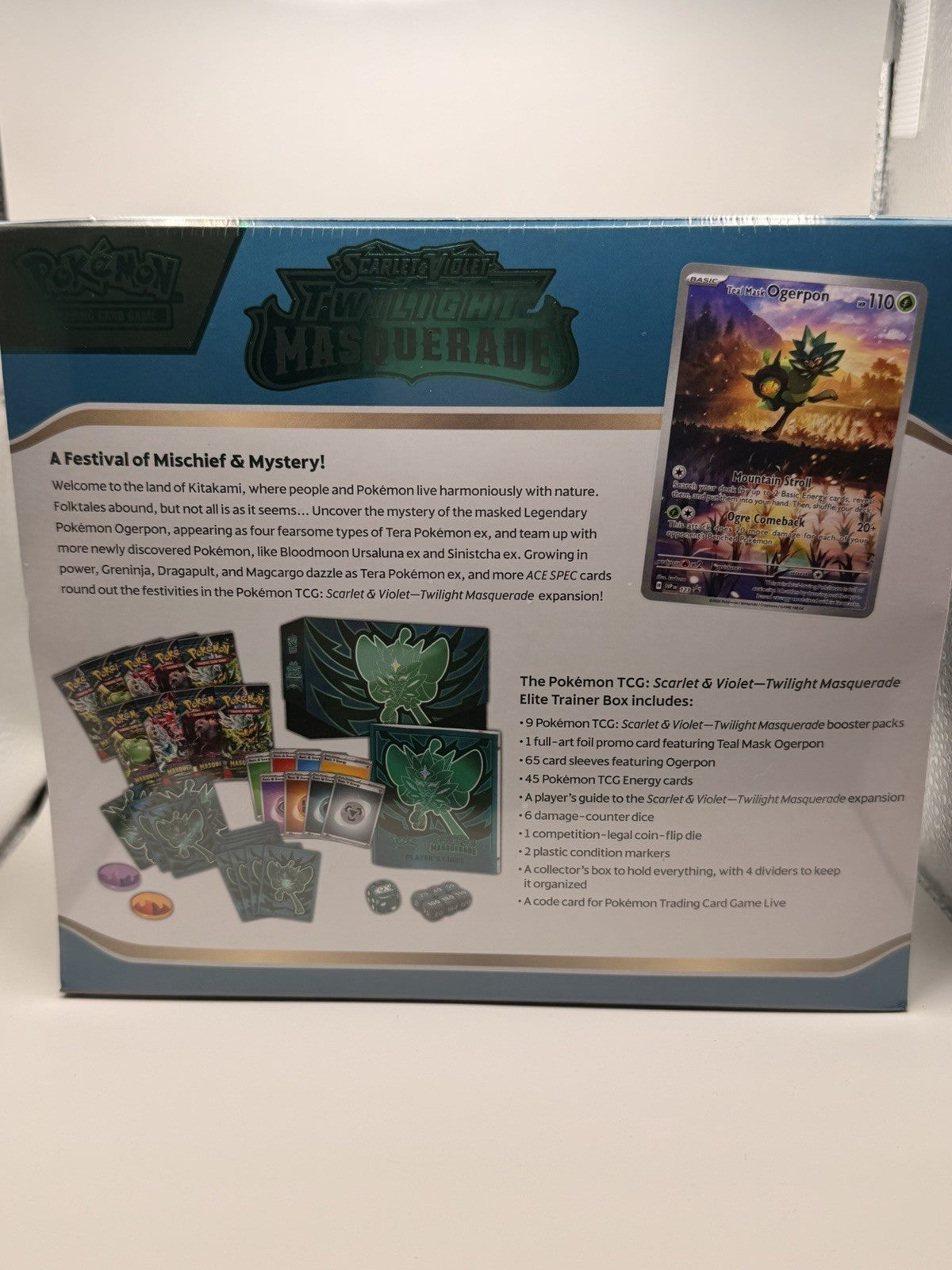 Pokemon TCG Twilight Masquerade Elite Trainer Box ETB Sealed English SV6