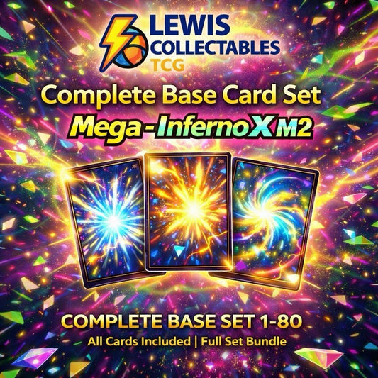 Pokemon TCG Mega Inferno X M2 Complete Base Set 1-80 Japanese M2