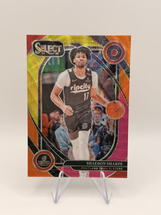 2024-25 Prizm Select Shaedon Sharpe Multi-Wave Prizm/20 Portland Trail Bla