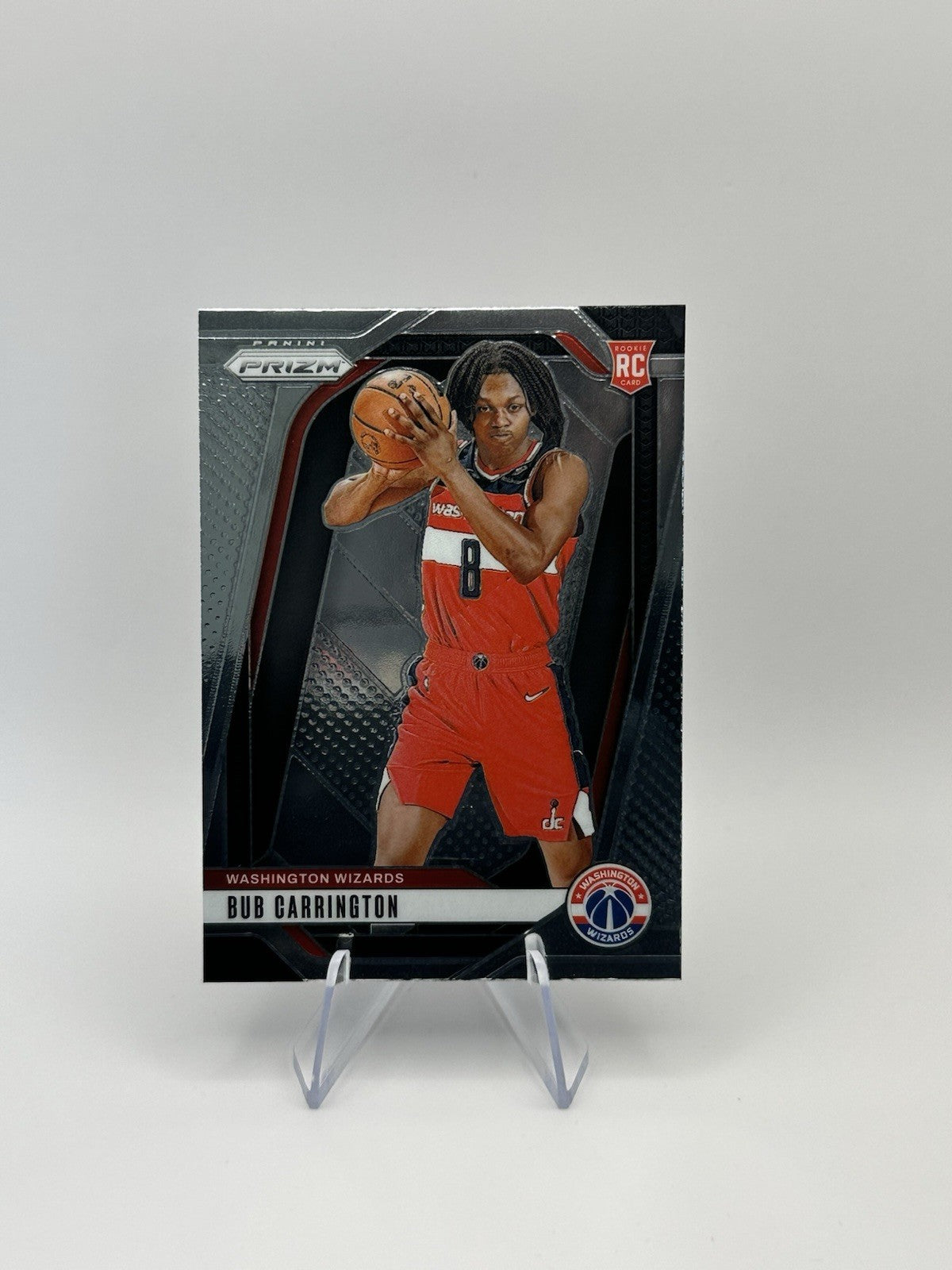 2024-25 Panini Prizm Bub Carrington RC #244 Washington Wizards NBA Card