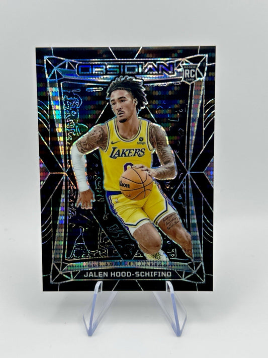 Panini Obsidian Jalen Hood-Schifino RC Los Angeles Lakers NBA Card