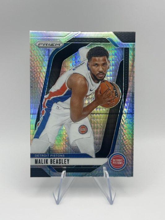2024-25 Panini Prizm Malik Beasley Pulsar Prizm #211 Detroit Pistons NBA Card