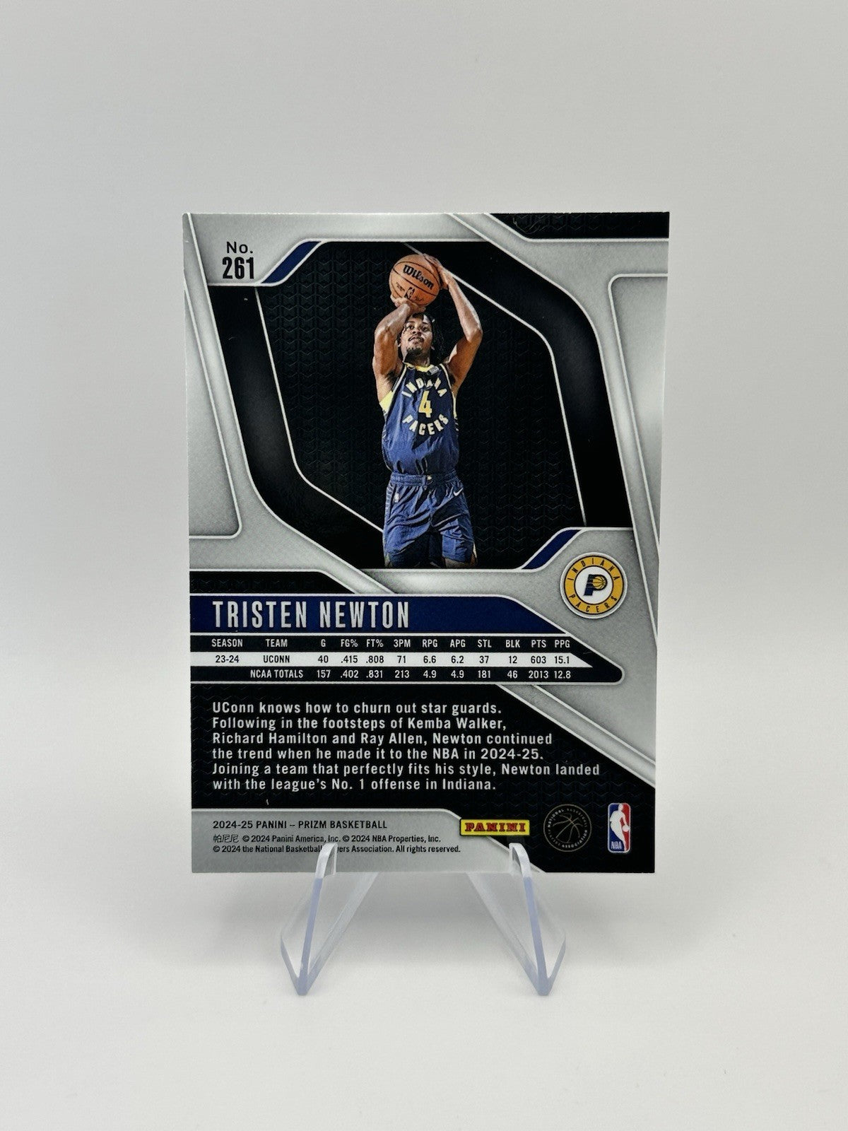 2024-25 Panini Prizm Emergent RC #27 Ja'Kobe Walter Toronto Raptors RC NBA Card