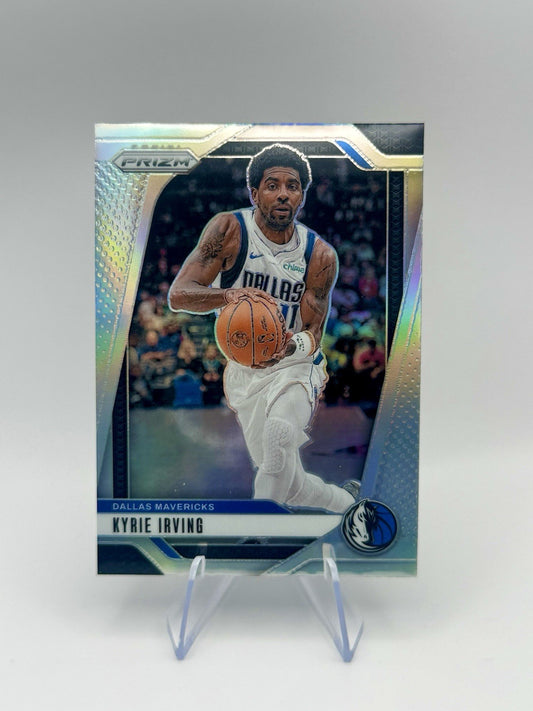 2024-25 Panini Prizm Kyrie Irving Silver Prizm #111 Dallas Mavericks NBA Card
