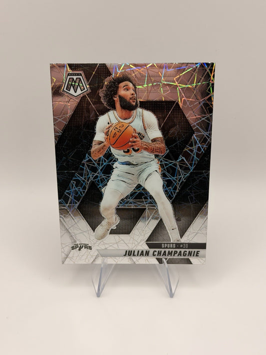 2024-25 Mosaic Julian Champagnie Prizm San Antonio Spurs #109 NM