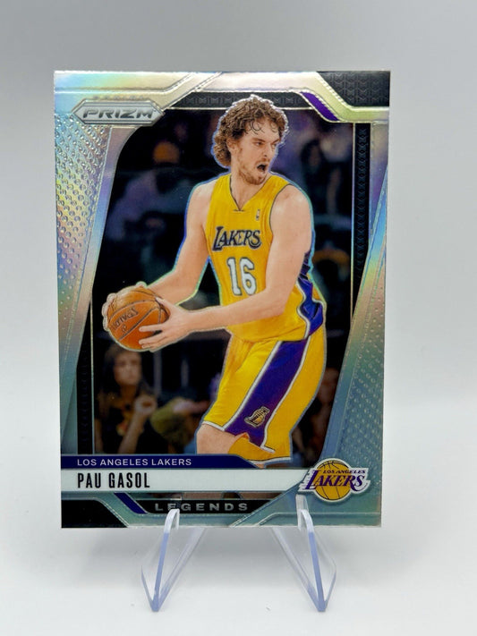 2024-25 Panini Prizm Prizm Legends Silver Prizm #281 Pau Gaosol - Lakers