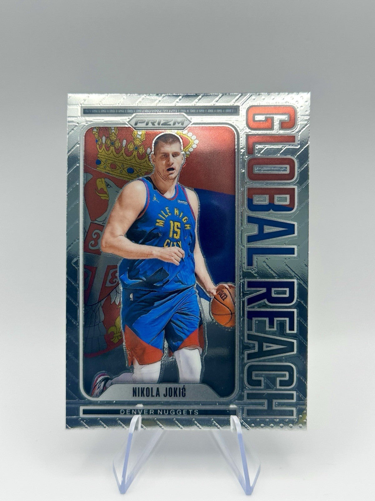2024-25 Panini Prizm Global Reach Nikola Jokic #2 Denver Nuggets NBA Card