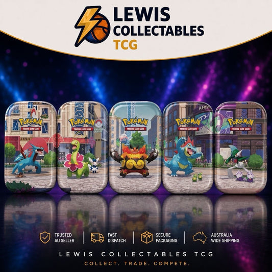 Pokemon TCG Lumiose City Mini Tins Complete Set Of 5 Arts Free Tracked Postage