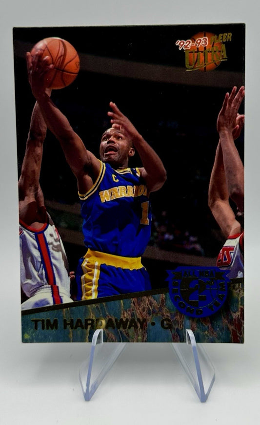 1992-93 Fleer Ultra Tim Hardaway All- 2nd Team Warriors NBA Card