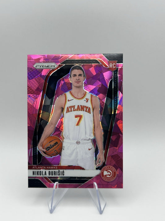 2024-25 Panini Prizm Nikola Djurisic RC #229 Atlanta Hawks NBA Card