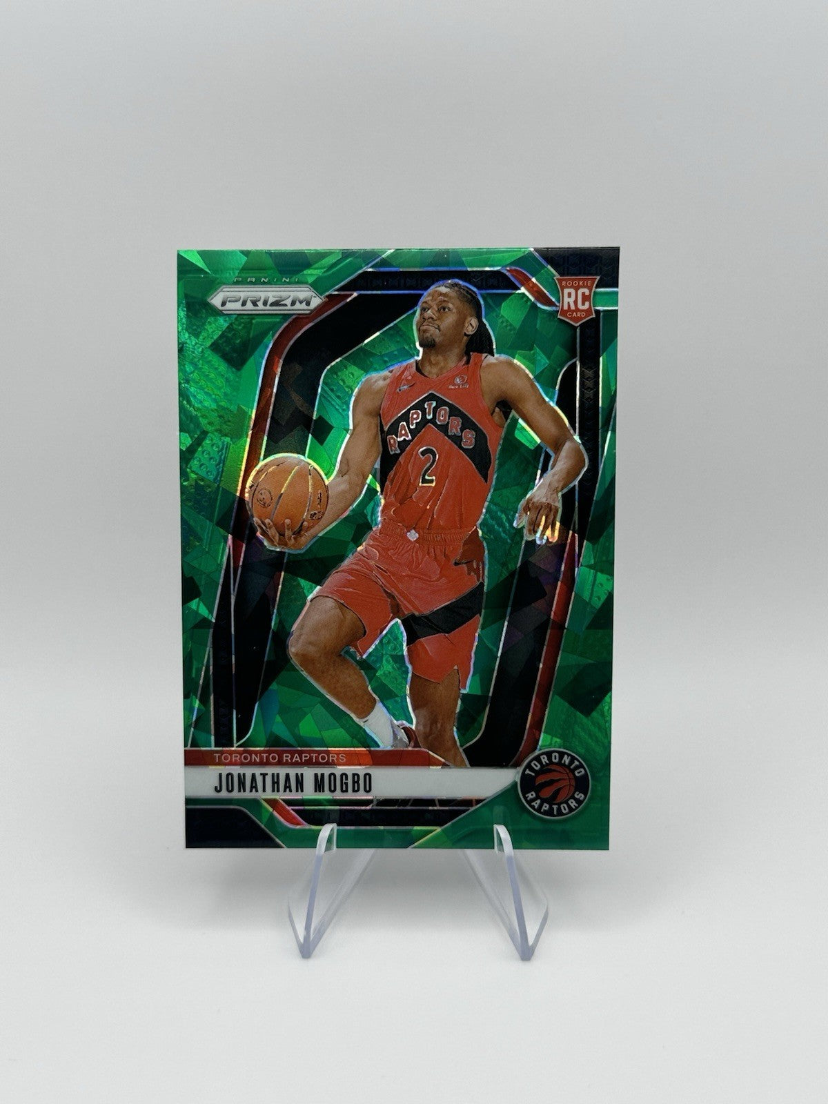2024-25 Panini Prizm RC #260 Jonathan Mogbo Toronto Raptors RC NBA Card