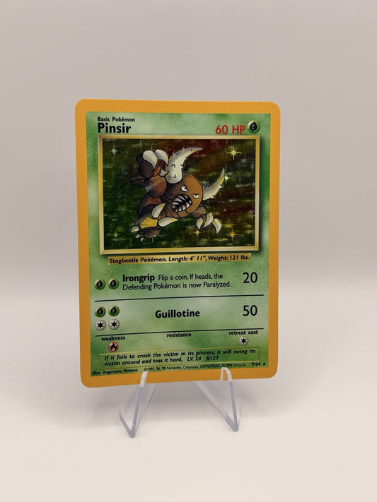 1999 Pokemon Jungle Pinsir 9/64 Holo Rare Vintage WOTC English