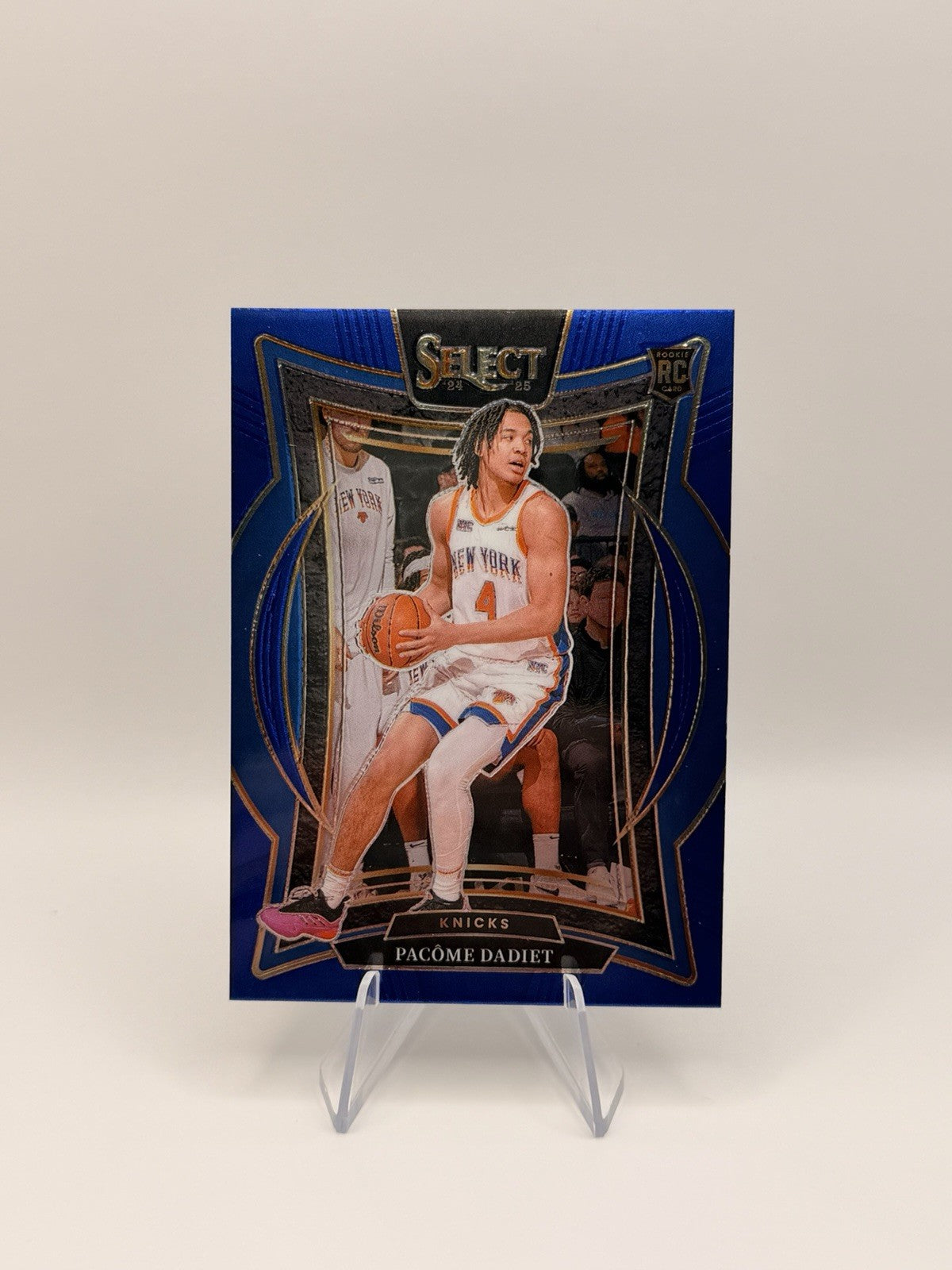 2024-25 Panini Select Pacome Dadiet Blue Concourse RC #99 Knicks Rookie NM