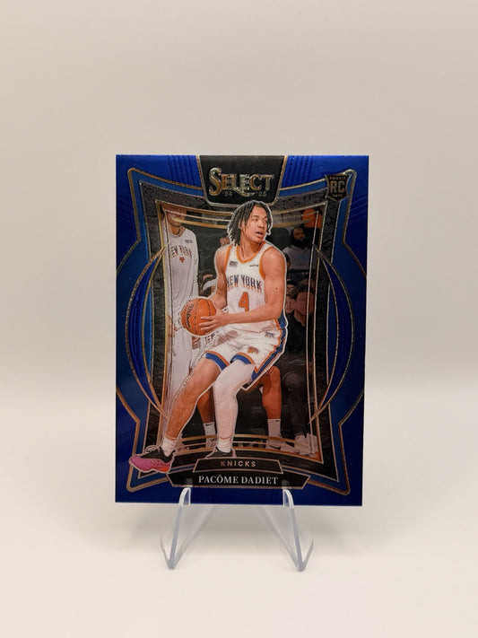 2024-25 Panini Select Pacome Dadiet Blue Concourse RC #99 Knicks Rookie NM