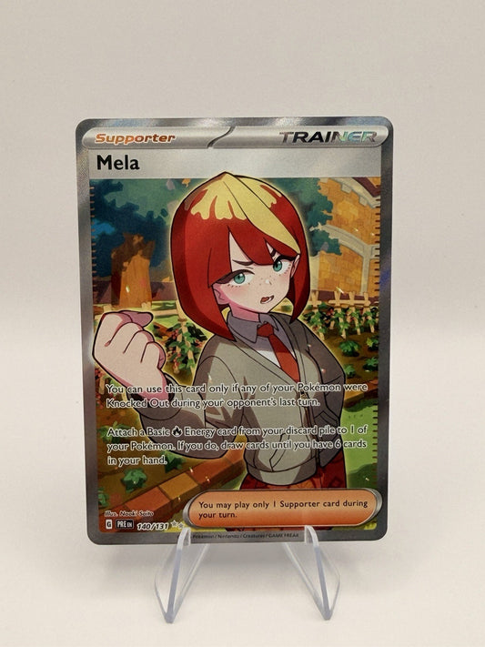 Pokemon Mela Illustration Rare 140/131 Prismatic Evolutions IR NM