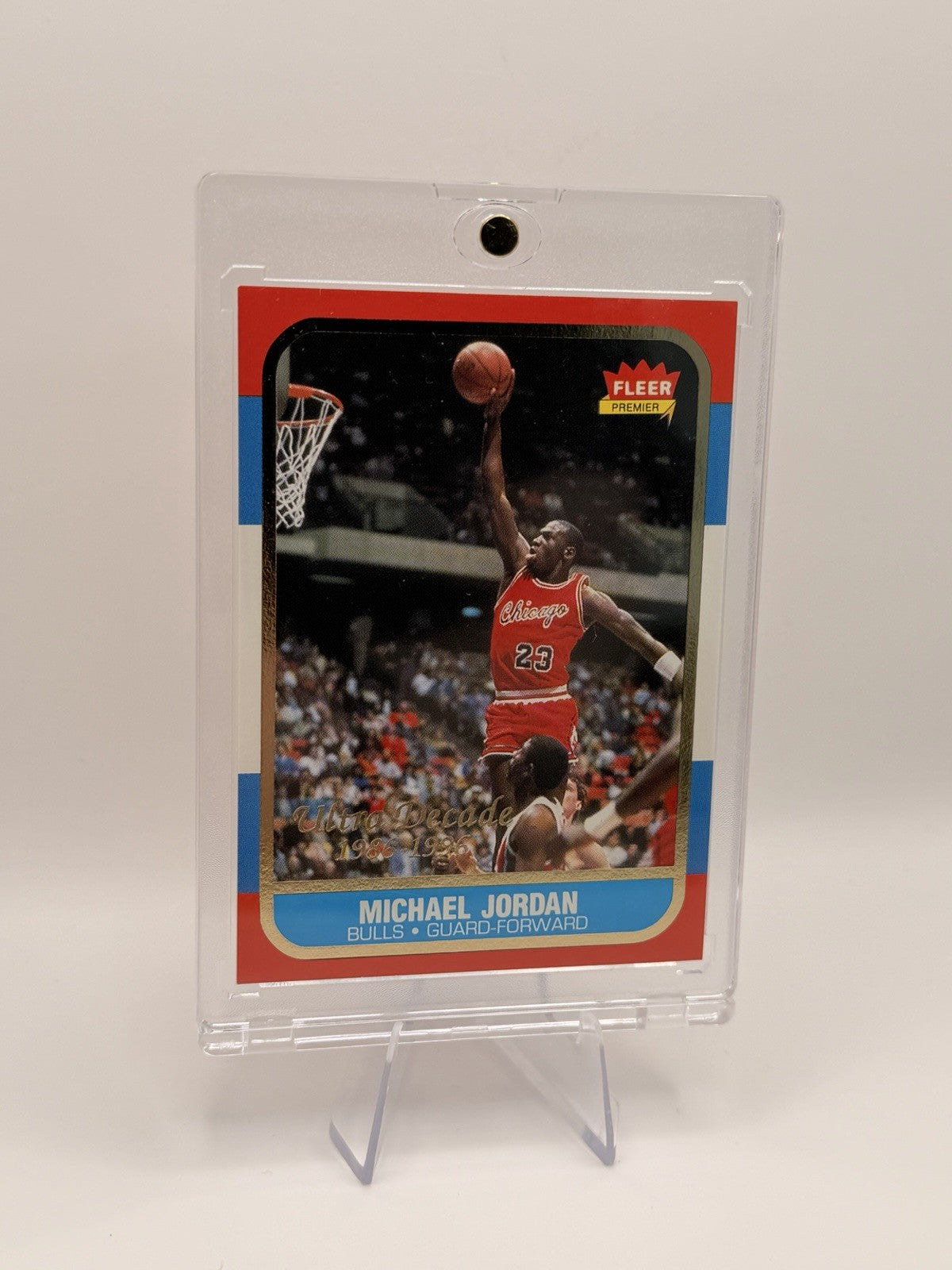 1996 Fleer Michael Jordan Ultra Decade Of Excellence Rookie #U-4 10 GEM-MT Bulls