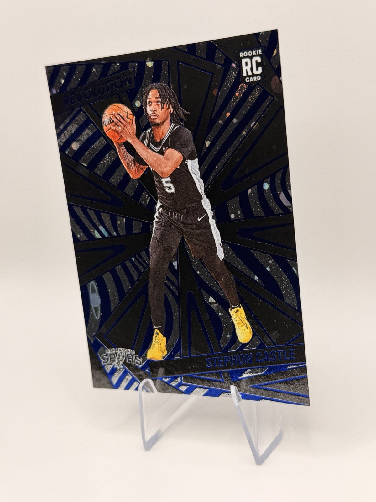 2024-25 Revolution Stephon Castle RC Cosmo /295 Rookie #116 Spurs 185/295