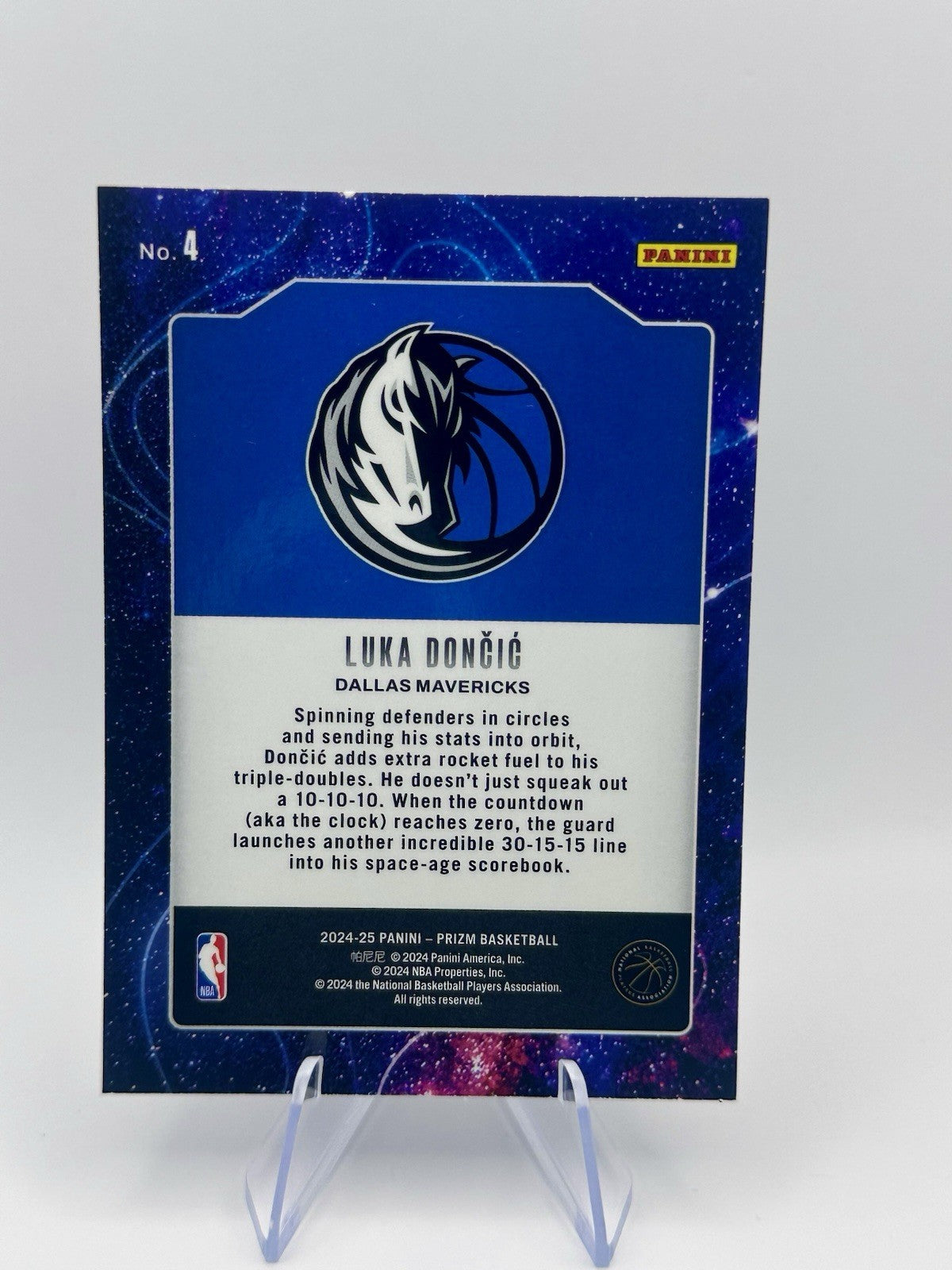 2024-25 Panini Prizm Prizm Deep Space Curry Doncic LeBron 3 Card Lot NBA Card