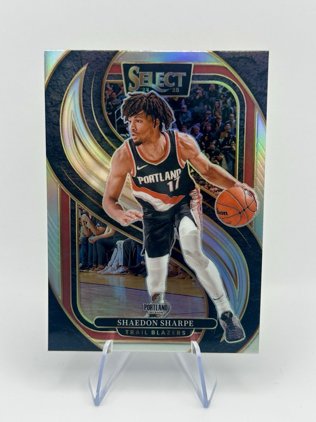2024-25 Select Shaedon Sharpe Silver Prizm Portland Trailblazersrtland NBA Card