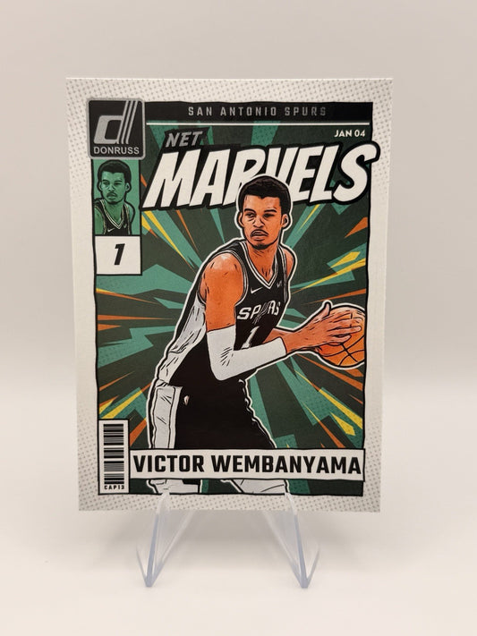 2024-25 Donruss Net Marvels Victor Wembanyama Spurs Insert #21 NM