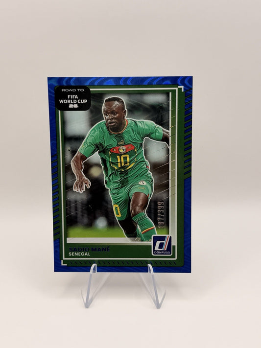 2025-26 Donruss Road To FIFA World Cup Sadio Mane Blue Parallel 87/399 NBA Card
