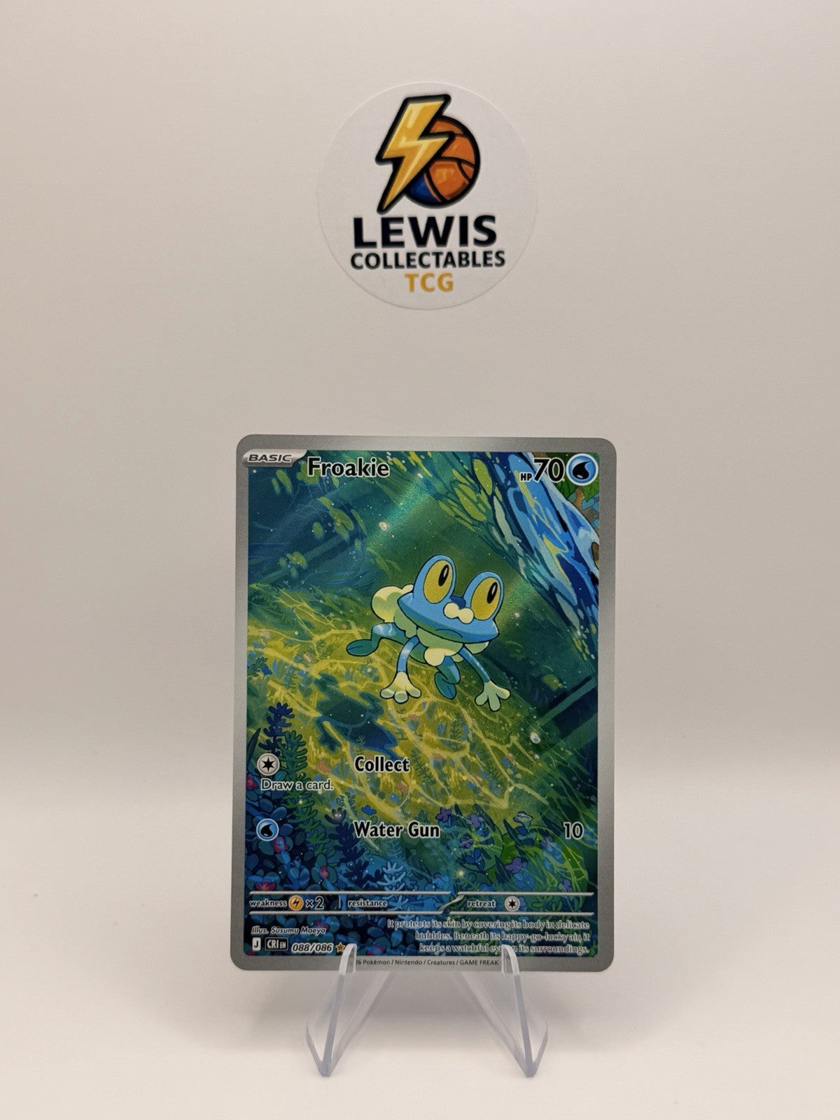 Froakie Illustration Rare #088/086 Chaos Rising Pokemon Card NM
