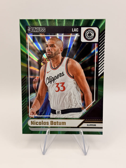 2024-25 Panini Donruss - Nicolas Batum #51 Holo Green Laser NBA Card