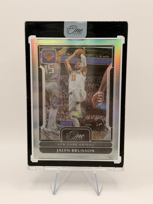 2021-22 Panini One and One /99 Jalen Brunson #80 hs9