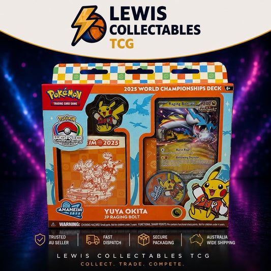 Pokémon TCG 2025 World Championships Deck – Yuya Okita JP Raging Bolt