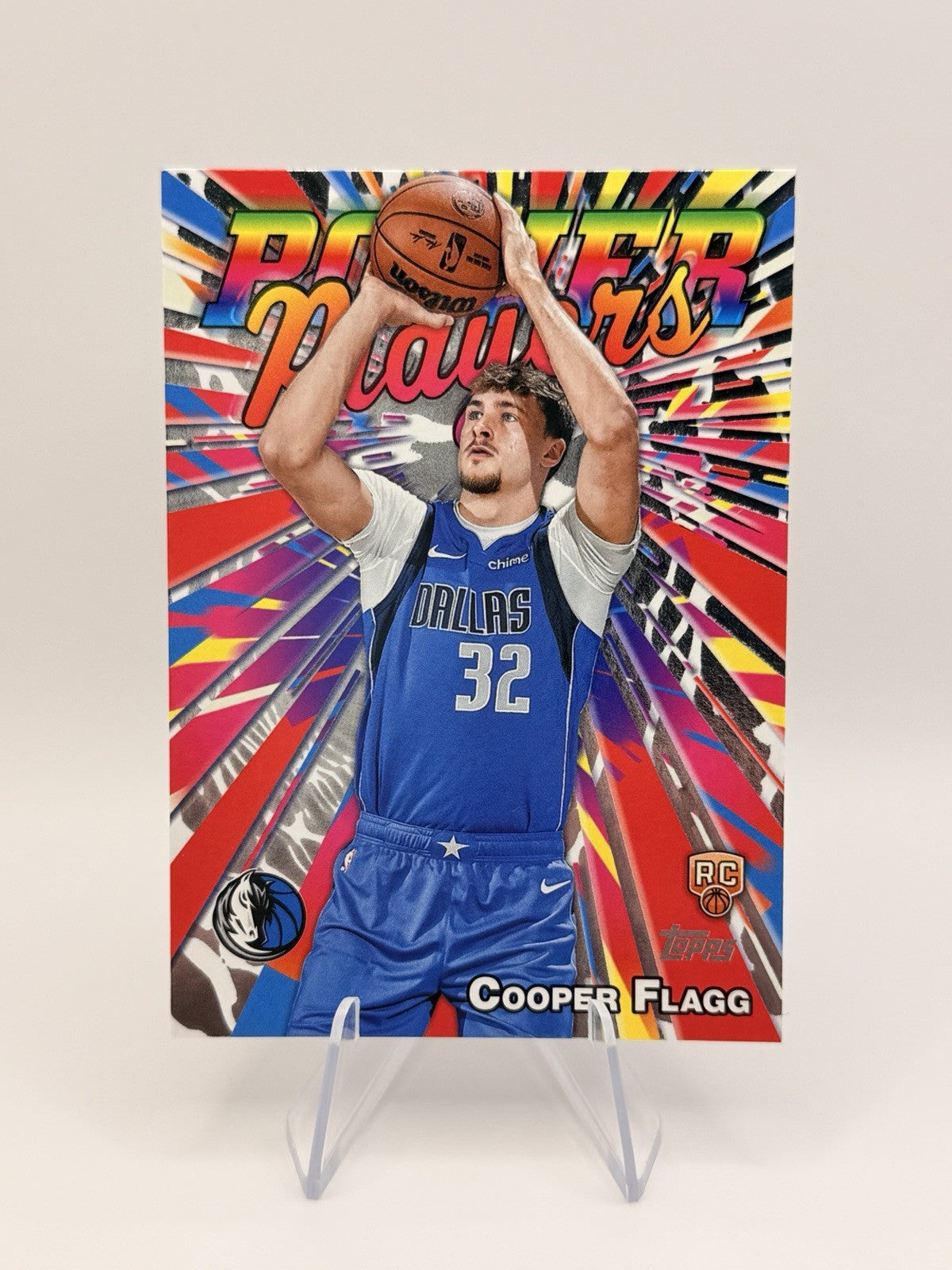 2025-26 Topps Cooper Flagg Power Players RC #PP-16 Mavericks Rookie