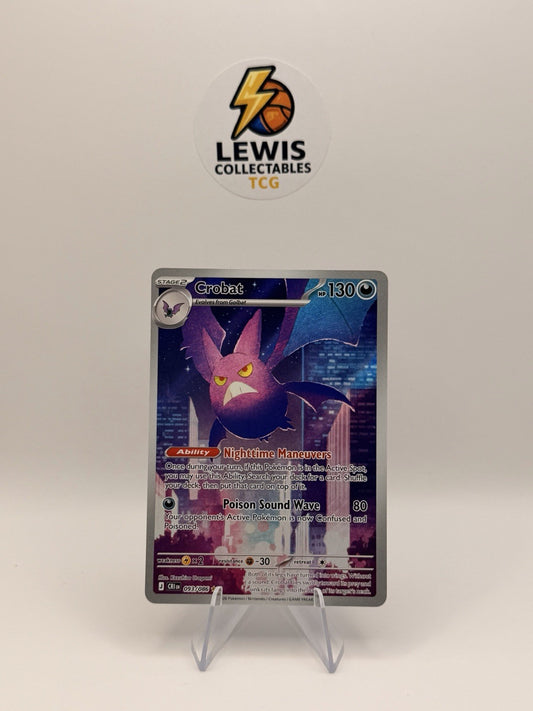 Crobat Illustration Rare #093/086 Chaos Rising Pokemon Card NM
