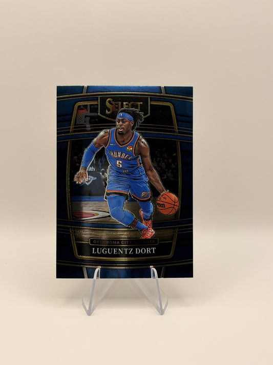 2021-22 Panini Select Luguentz Dort Concourse #2 Oklahoma City Thunder NBA Card