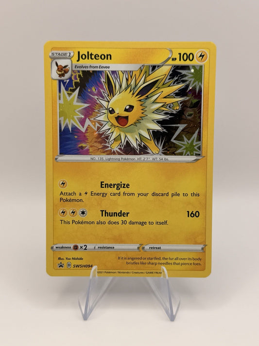 Jolteon SWSH094 Holo SWSH: Sword & Shield Promo Cards - Pokemon Card - NM