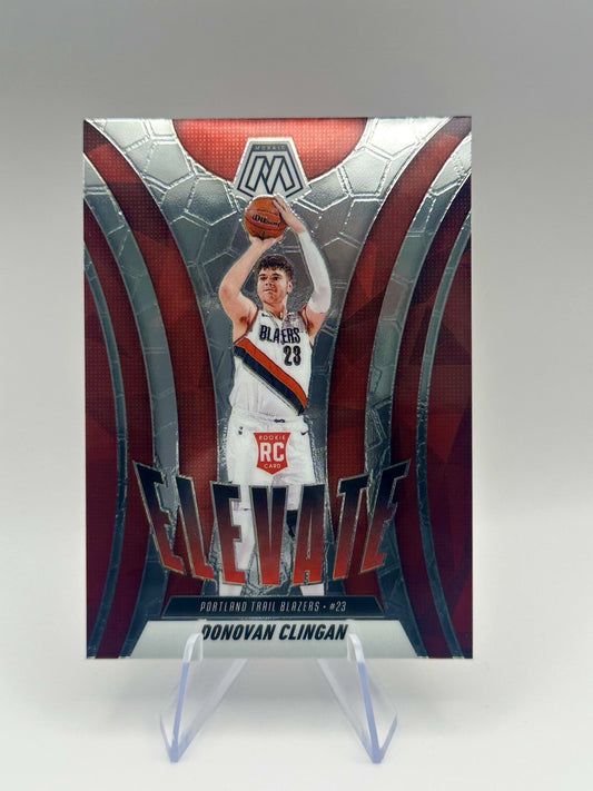 2024-25 Panini Mosaic #6 Donovan Clingan RC Elevate NBA Card