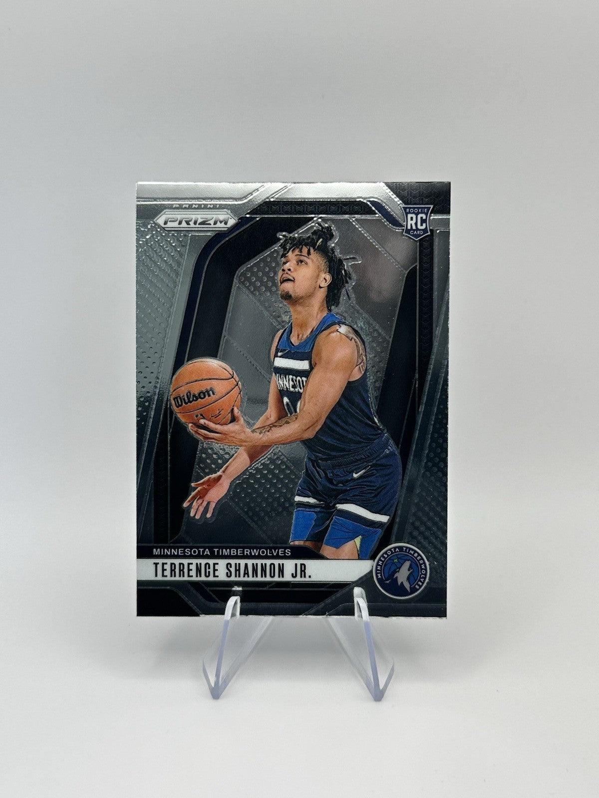 2024-25 Panini Prizm RC #224 Minnesota Timberwolves Terrence Shannon Jr NBA Card