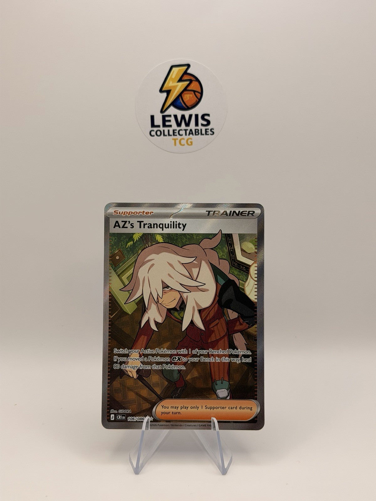 AZ's Tranquility 106/086 - Full Art UR - Pokémon TCG: Chaos Rising - English NM