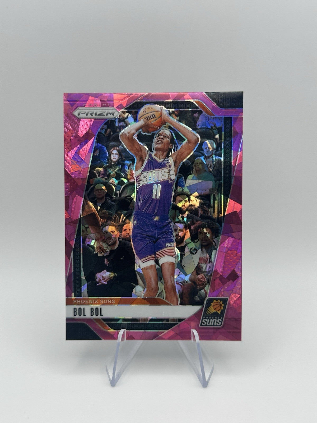 2024-25 Panini Prizm #80 Bol Bol Pink Ice Phoenix Suns NBA Card