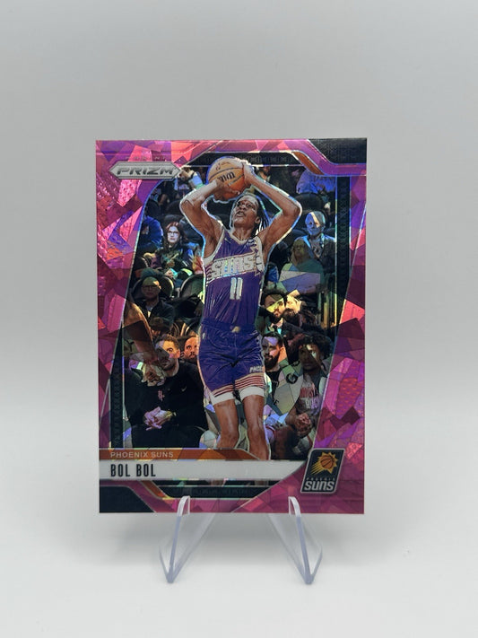 2024-25 Panini Prizm #80 Bol Bol Pink Ice Phoenix Suns NBA Card