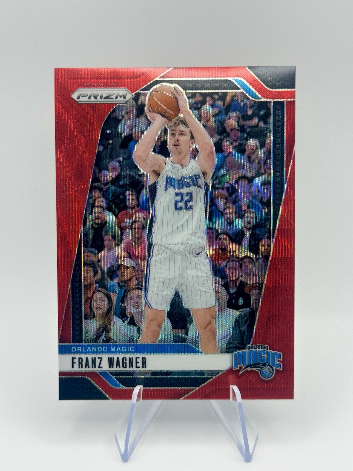 2024-25 Panini Prizm Franz Wagner Red #143 Orlando Magic NBA Card