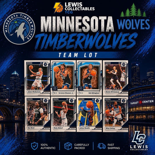 2024-25 Donruss Minnesota Timberwolves Team Lot Dillingham RC Cards NBA Card