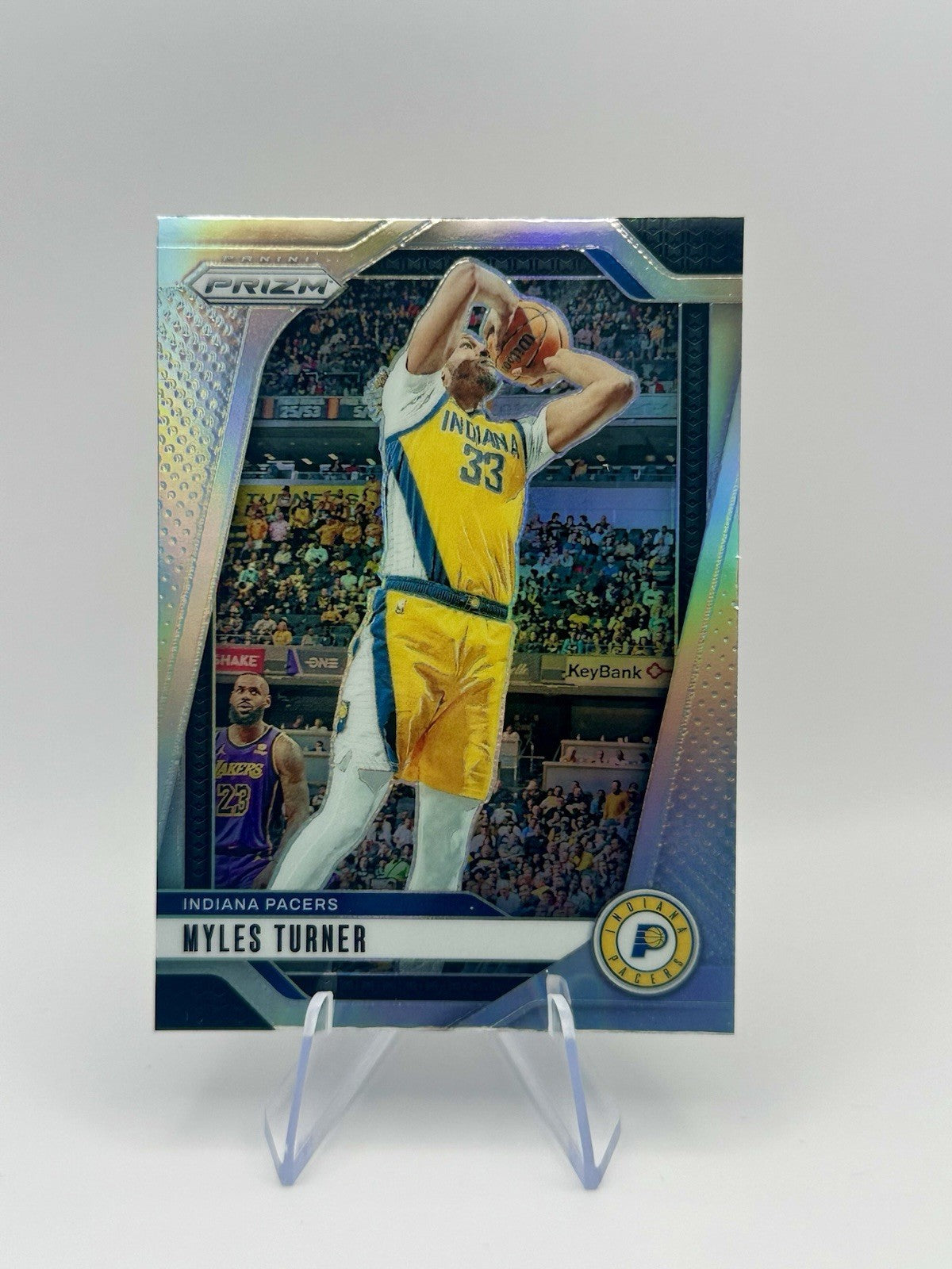 2024-25 Panini Prizm Myles Turner #115 Silver Prizm Indiana Pacers NBA Card