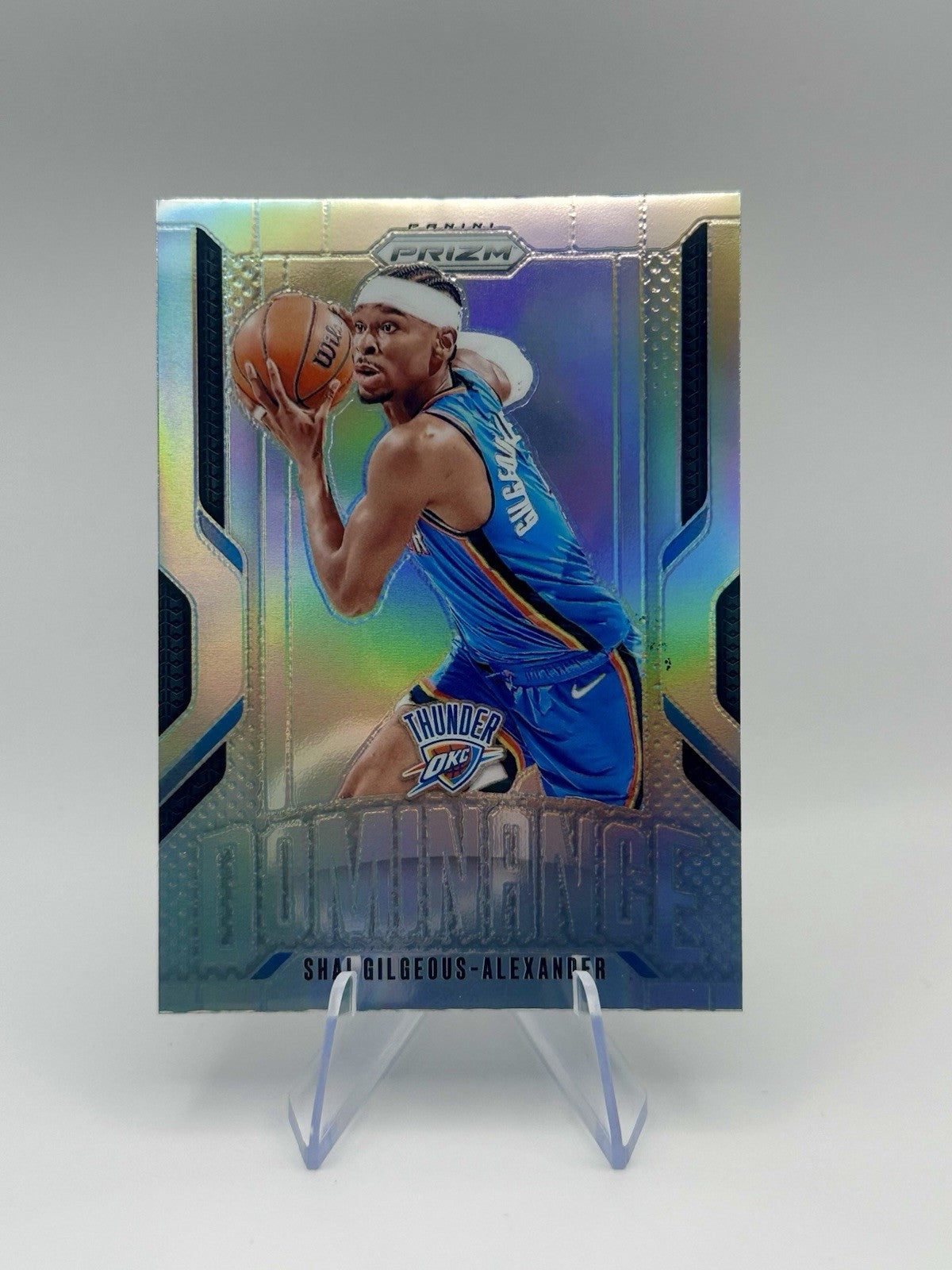 2024-25 Panini Prizm Dominance Shai Gilgeous-Alexander #11 Silver Prizm NBA Card