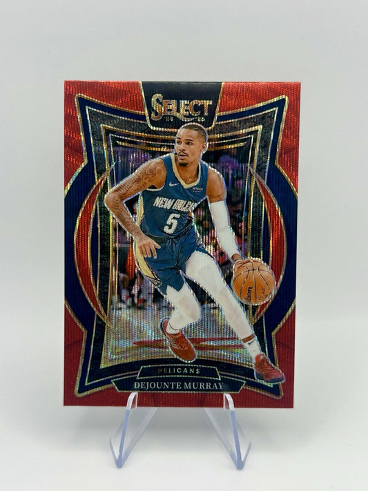 2024-25 Select Dejounte Murray Red Wave New Orleans Pelicans #13 NBA Card