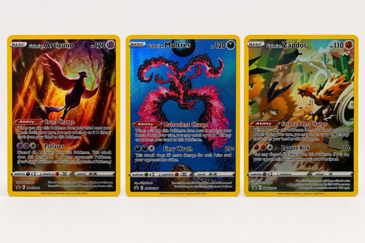 Pokémon Galarian Legendary Birds Promo Set SWSH282 SWSH283 SWSH284 NM
