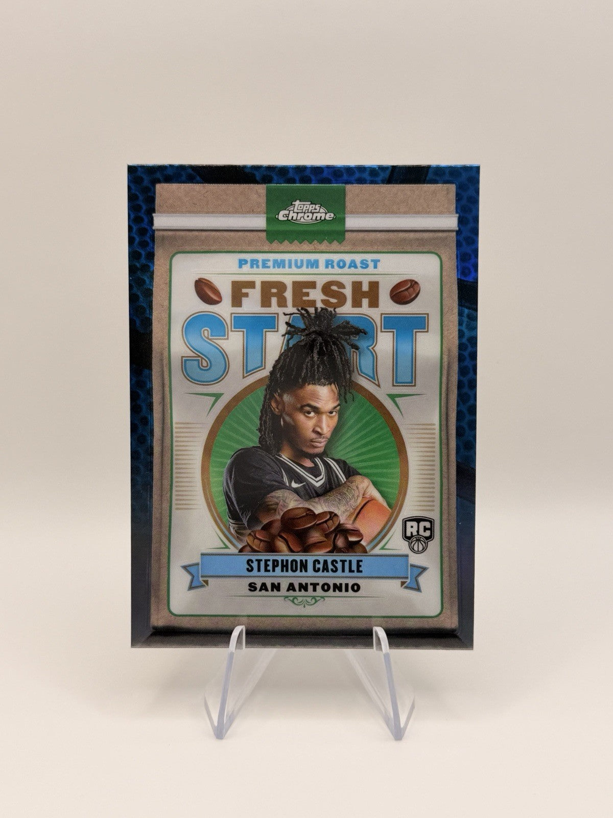 2025 Topps Chrome Stephon Castle (RC) #FS-3 Blue Premium Roast Fresh Start ￼